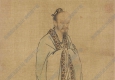 南宋 馬遠(yuǎn)《孔子像圖》國畫高清大圖下載