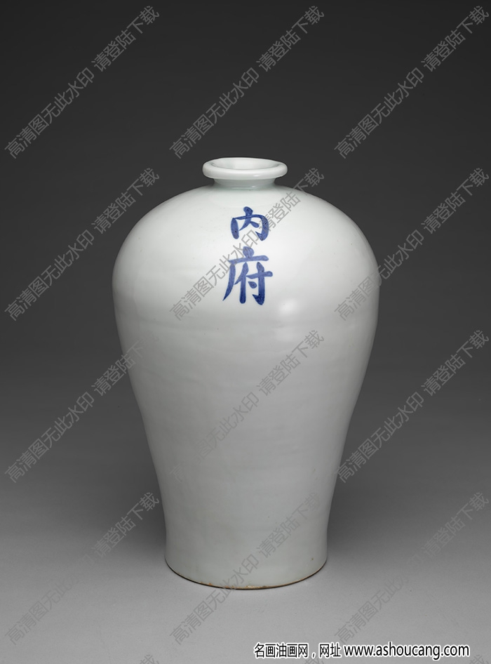 明永樂(lè) 甜白梅瓶 高清大圖下載