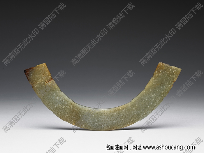 戰(zhàn)國 云紋璜 高清大圖下載