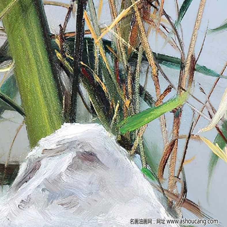冷軍油畫 風景 高清大圖下載