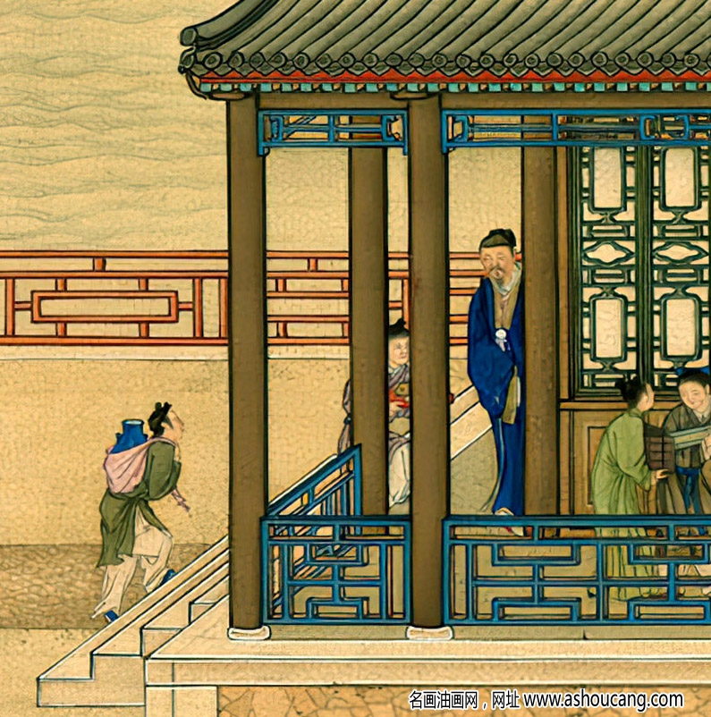清畫院 十二月月令圖10十月 高清大圖下載